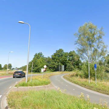 Rotonde A28 Haren richting Meerweg dicht op 11 en 12 juni