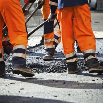 Werkzaamheden aan de N363 tussen Warffum en Usquert