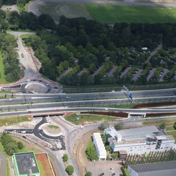 Rotondes Laan Corpus den Hoorn helemaal afgesloten